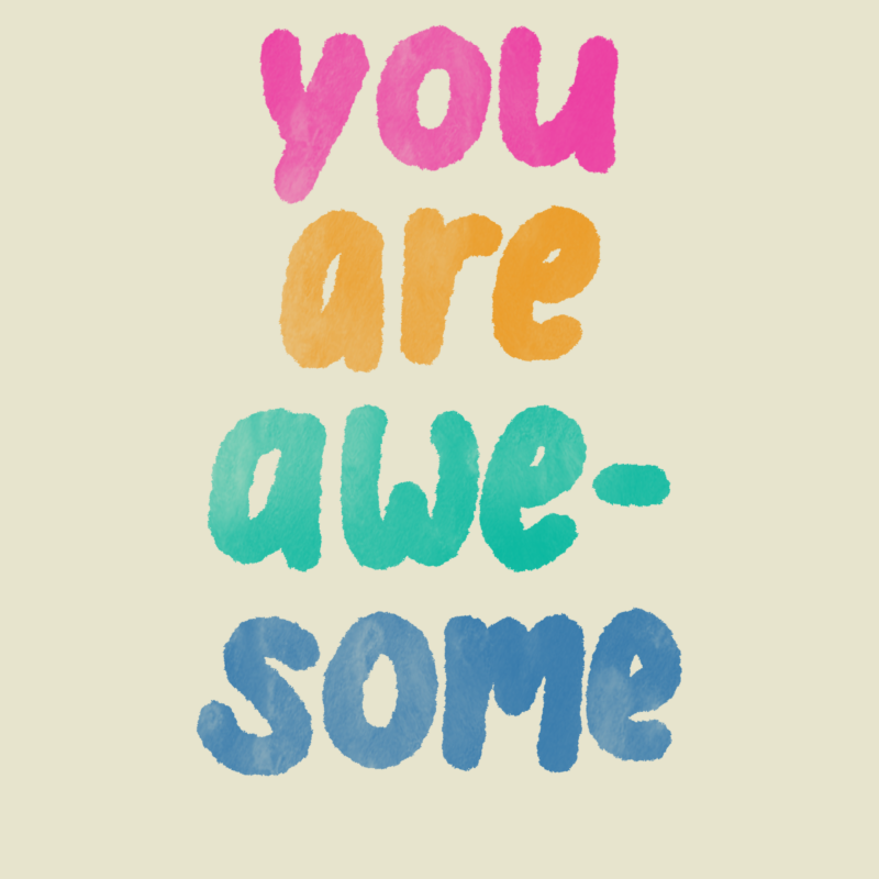 You are awesome - Berry Awesome kaart