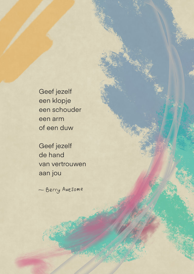 Geef jezelf - Berry Awesome kaart